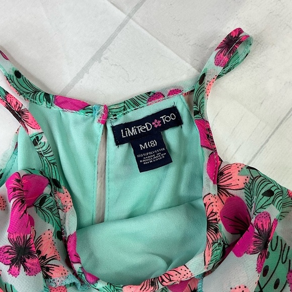 Girls Summer Spring Clothing Bundle Lot of 3 Dress Shorts Romper Jumpsuit Size M - Picture 16 of 16